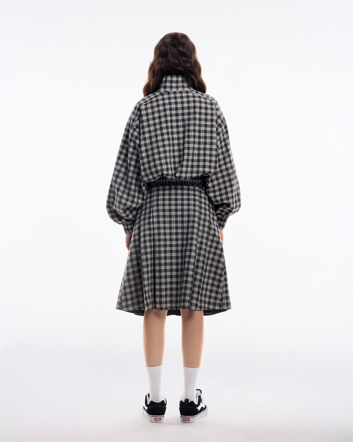 Gingham Midi Skirt