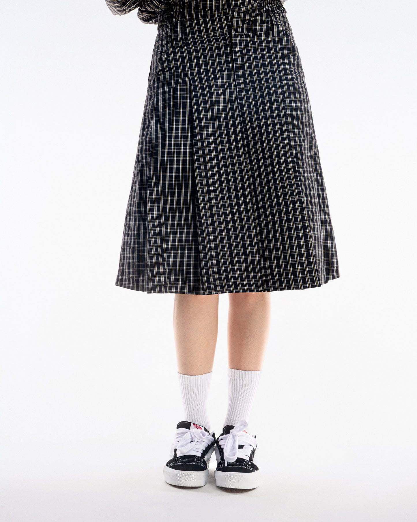 Gingham Midi Skirt