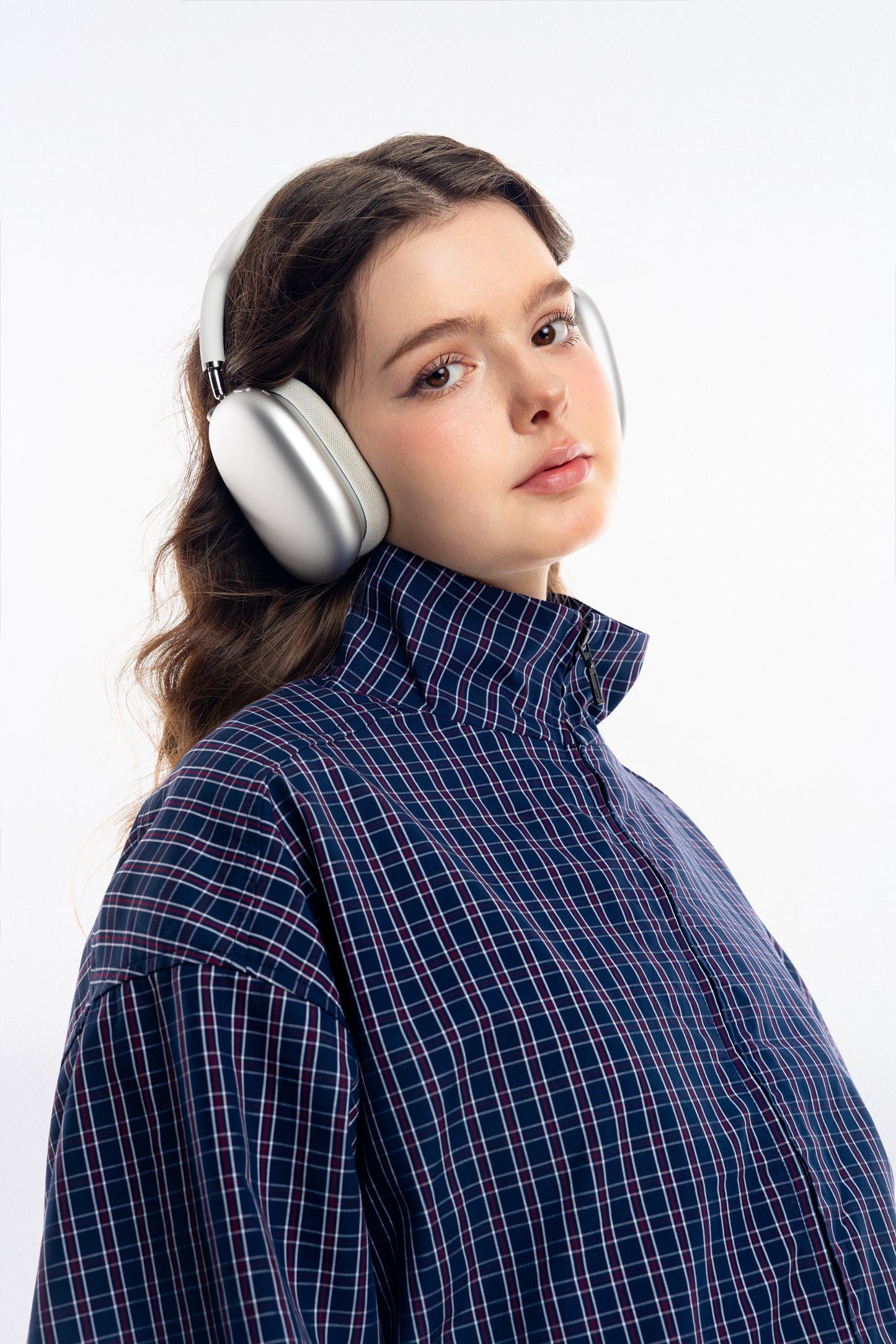 Gingham Zip Jacket
