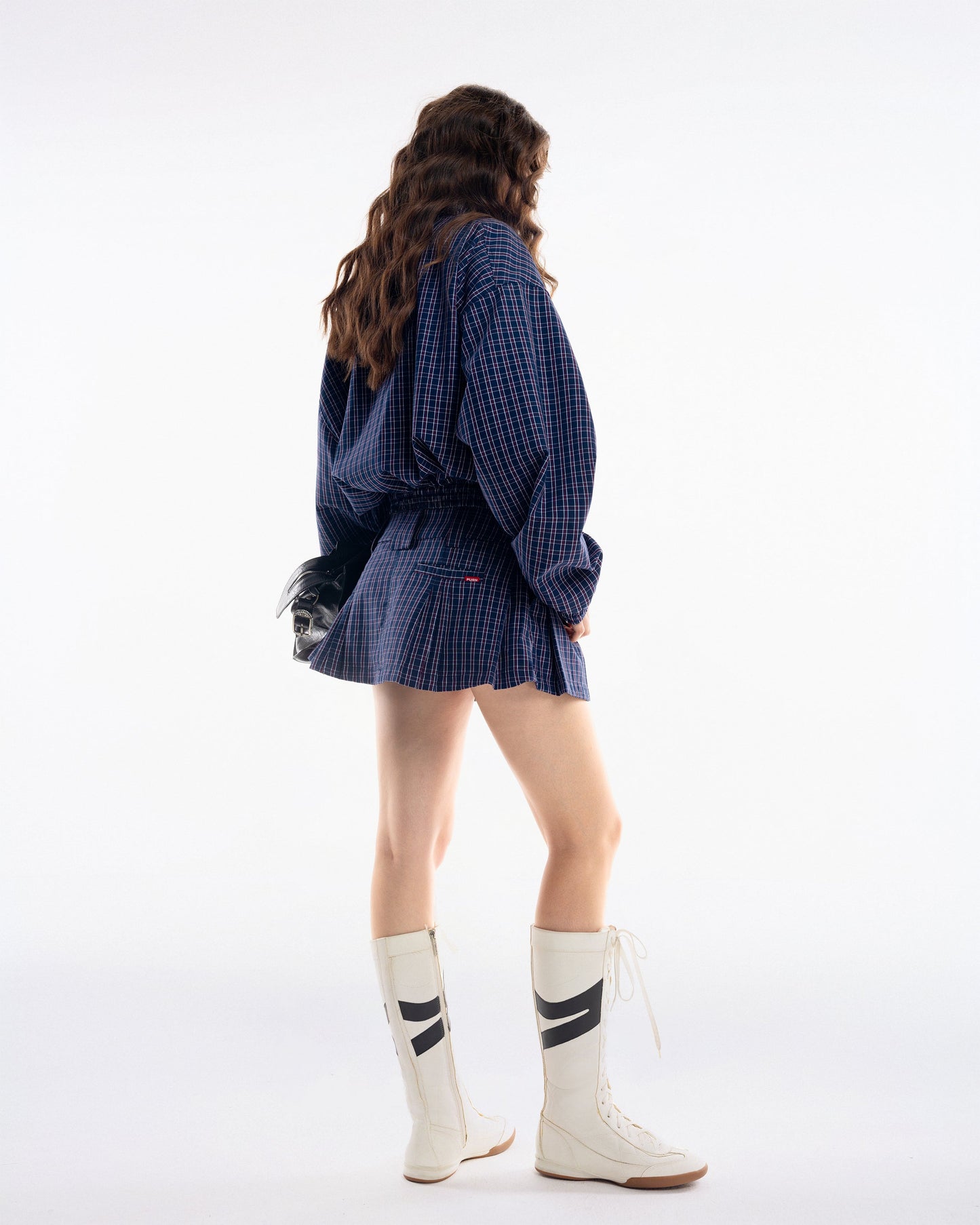 Gingham Mini Skirt