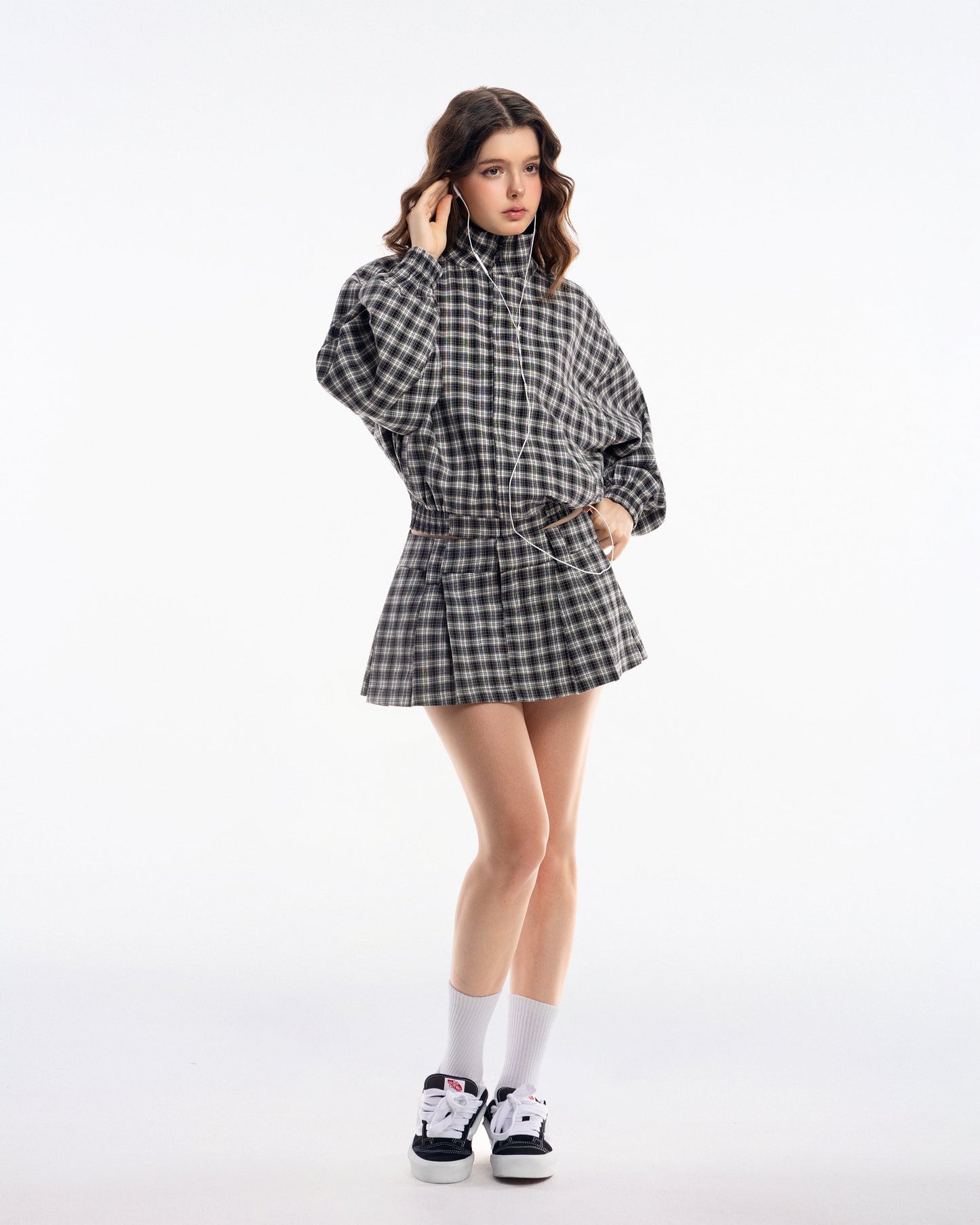 Gingham Mini Skirt