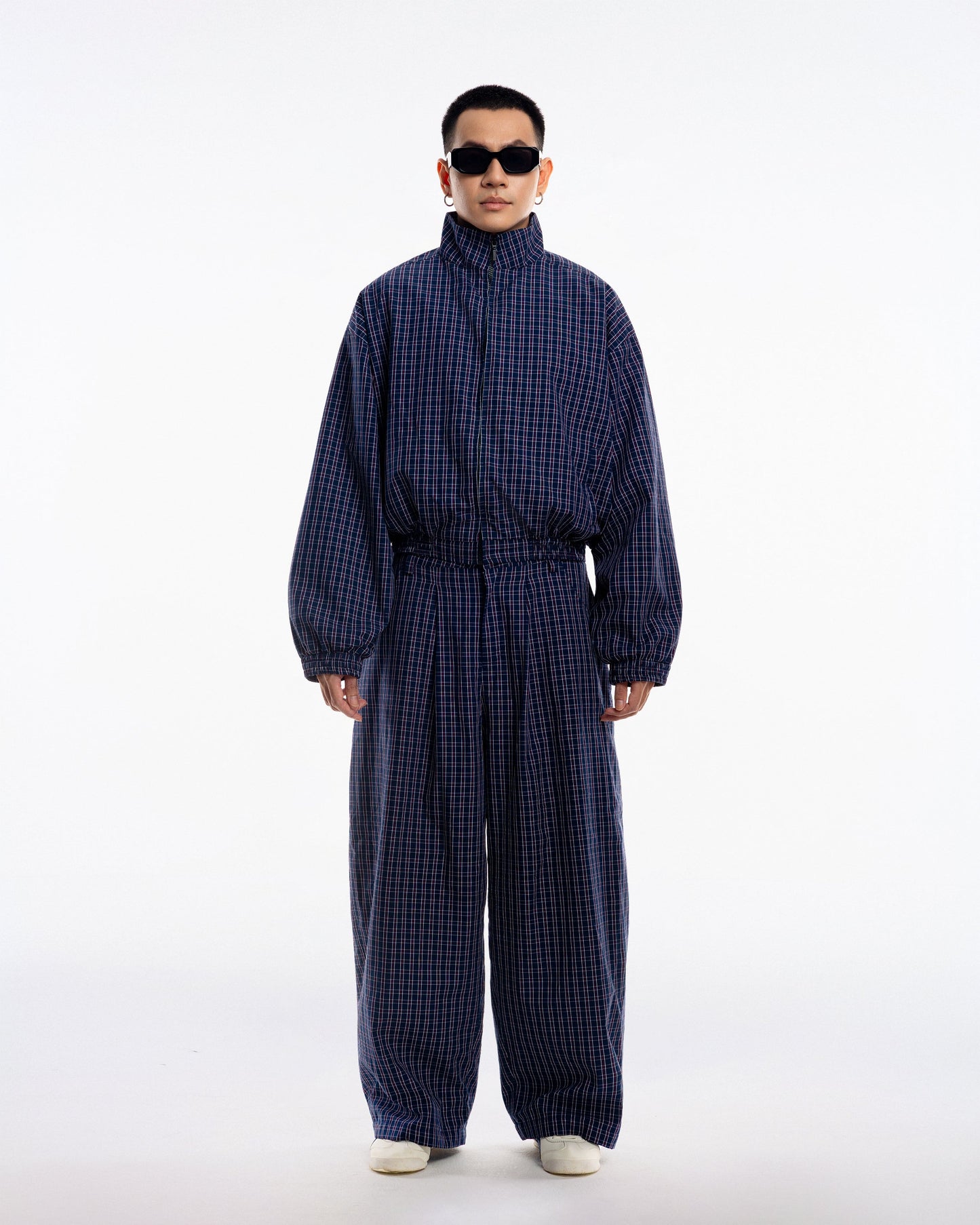Gingham Wide Pants