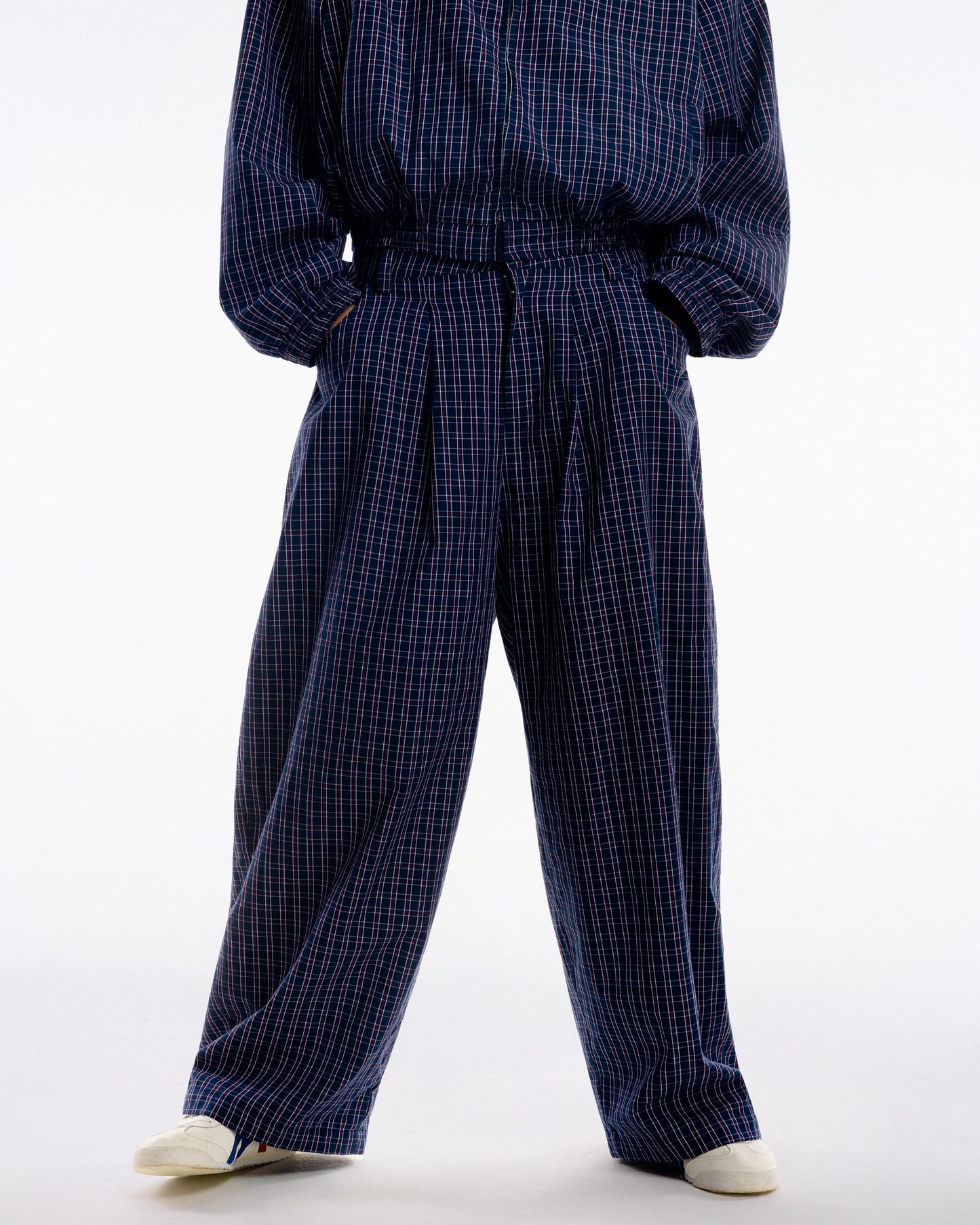 Gingham Wide Pants