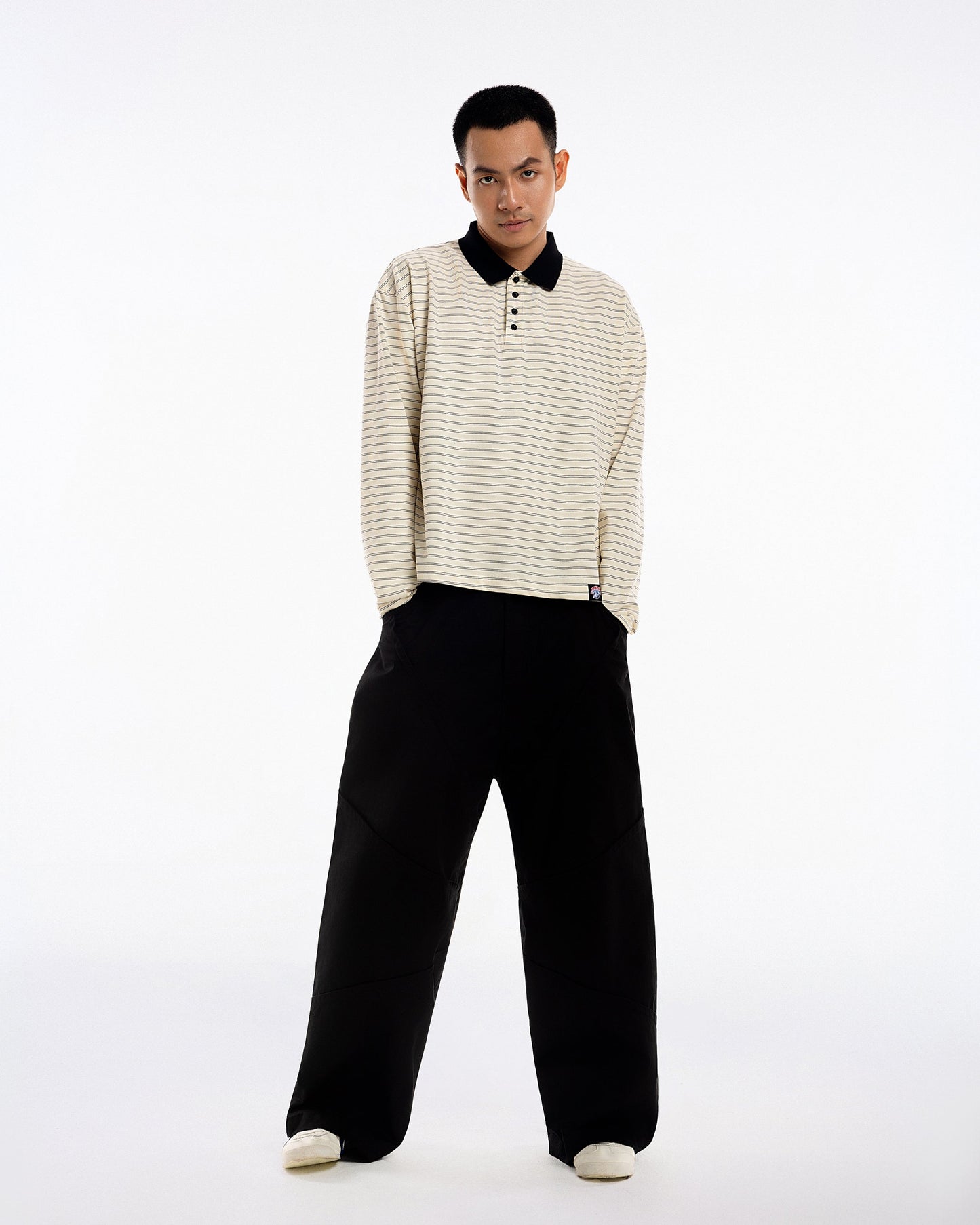 NOA Striped Polo Tee