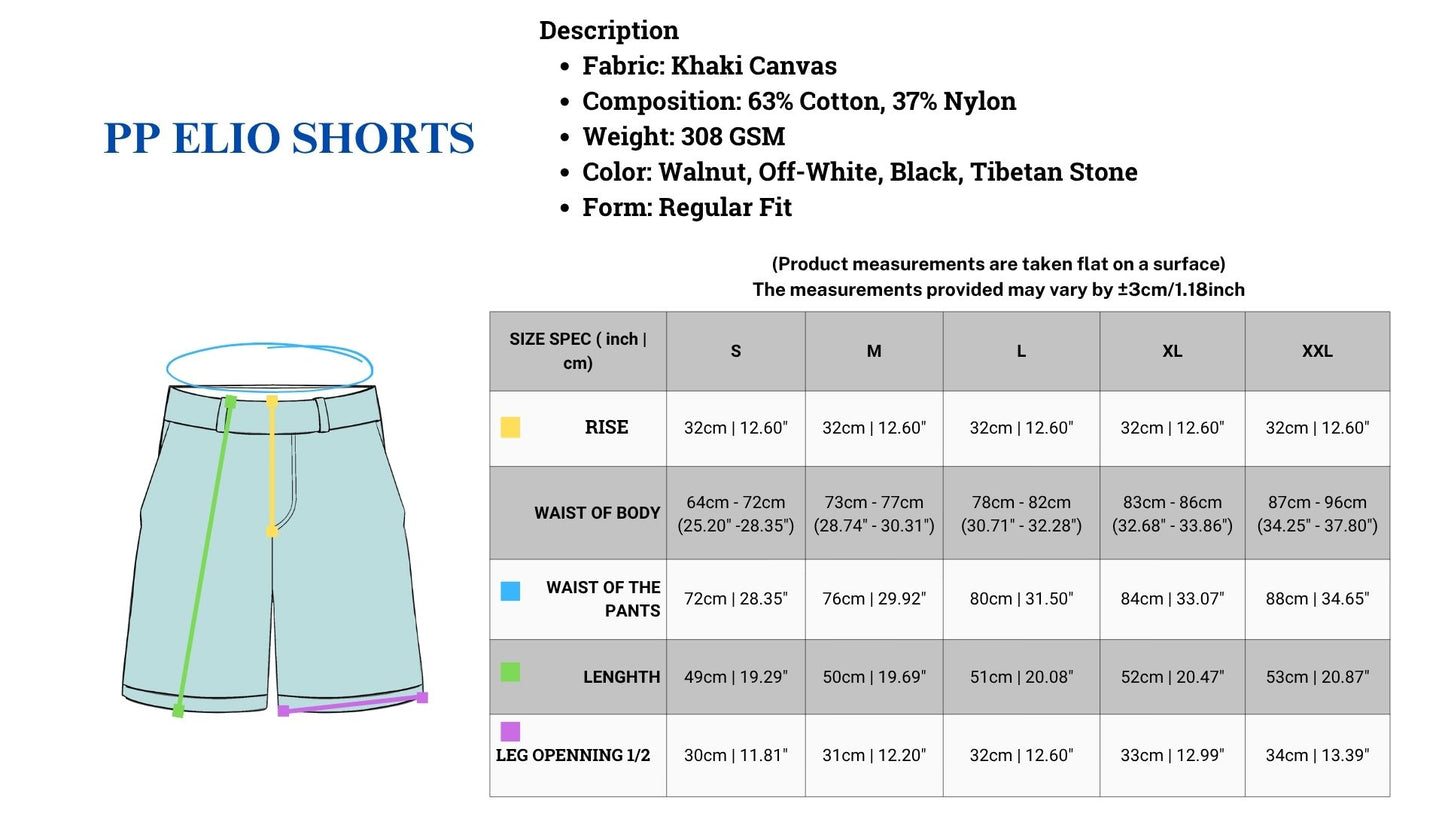 ELIO SHORTS