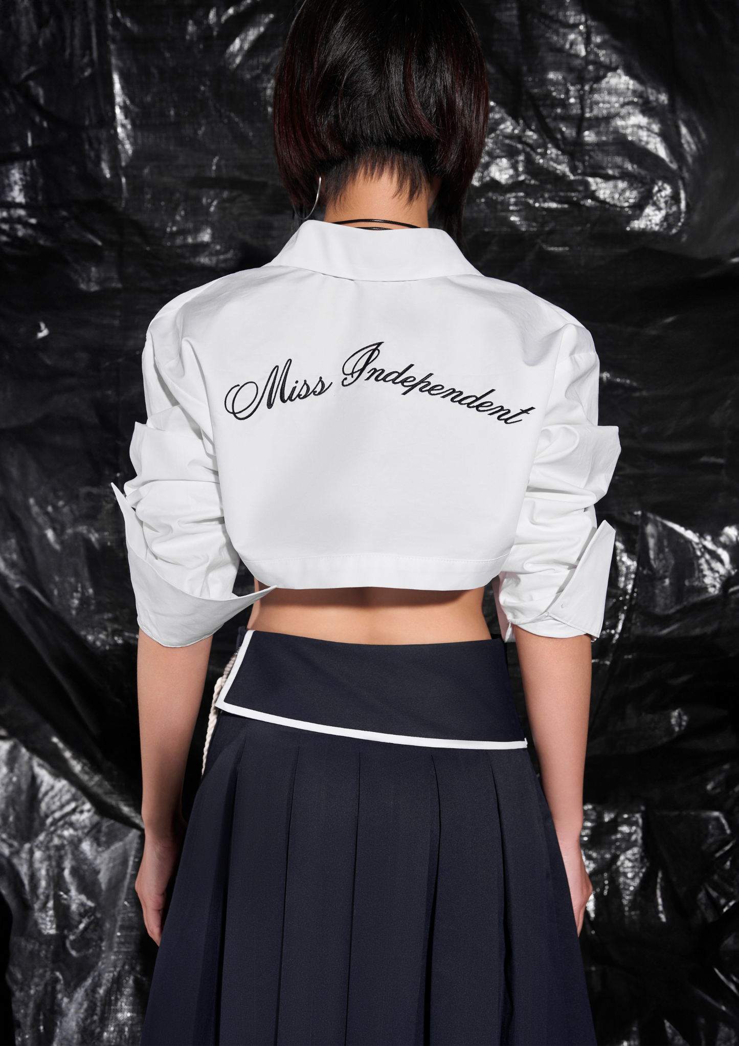 PUFFBALL CROP SHIRT - Push Push