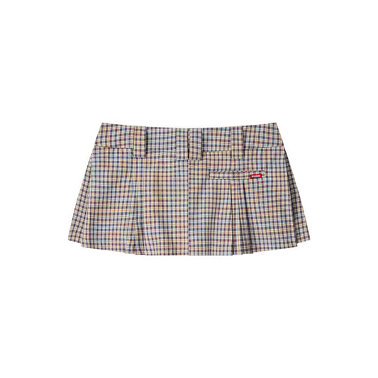 Gingham Mini Skirt