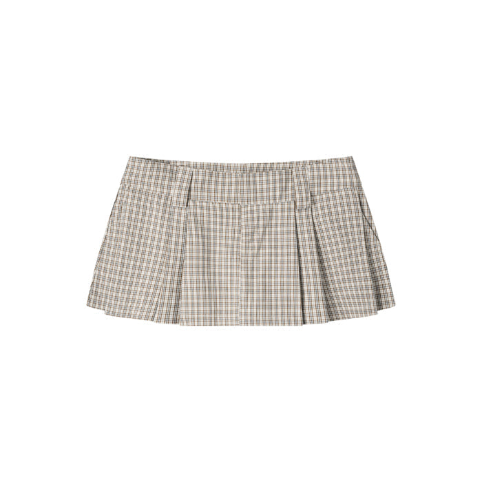 Gingham Mini Skirt