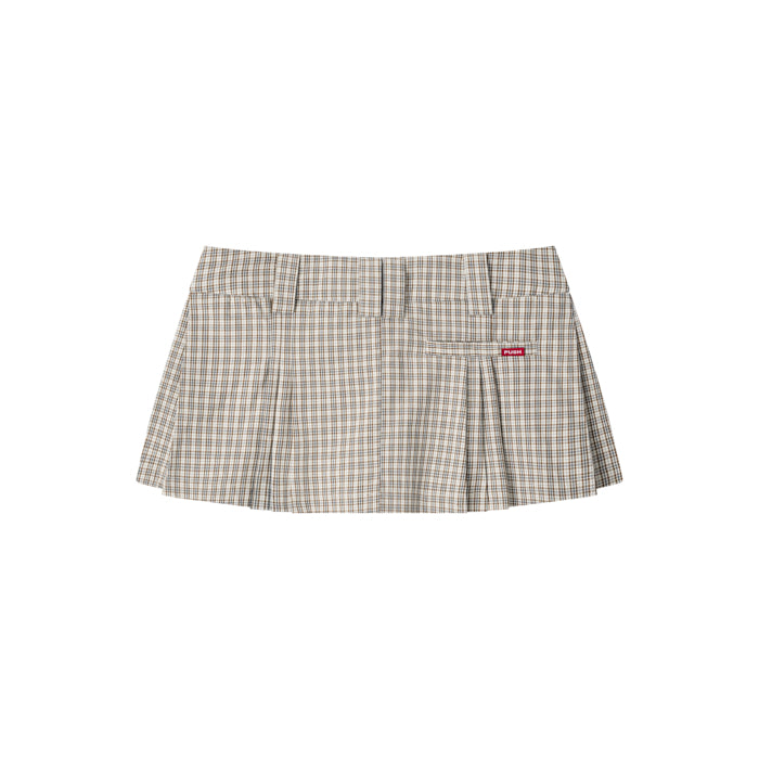 Gingham Mini Skirt