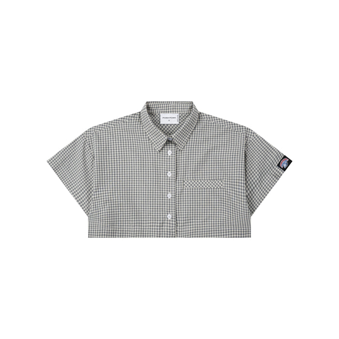 Gingham Crop Shirt
