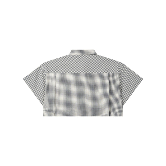 Gingham Crop Shirt