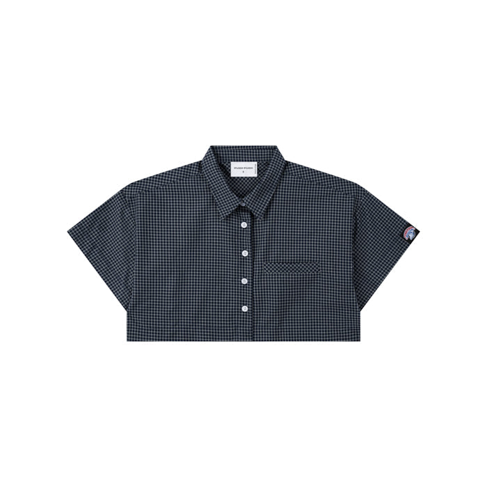 Gingham Crop Shirt
