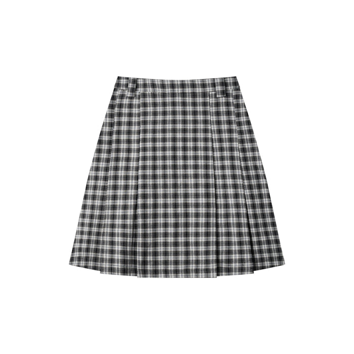 Gingham Midi Skirt