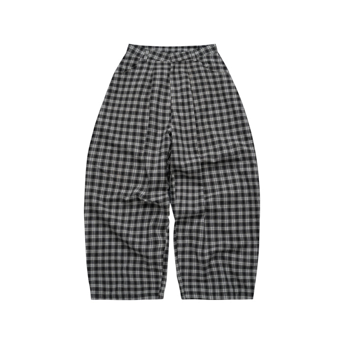 Gingham Wide Pants