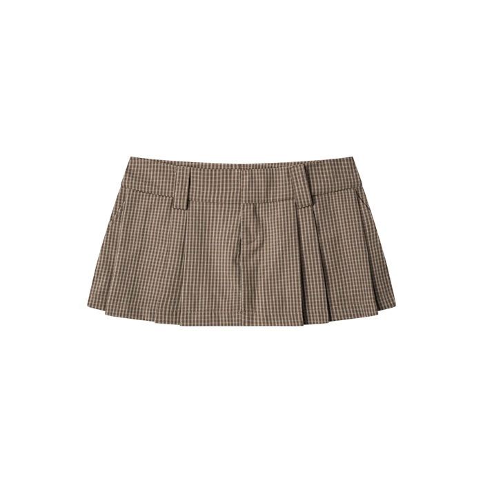 Gingham Mini Skirt