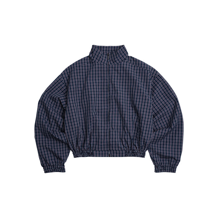 Gingham Zip Jacket