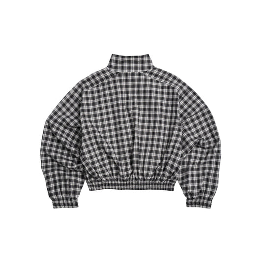Gingham Zip Jacket