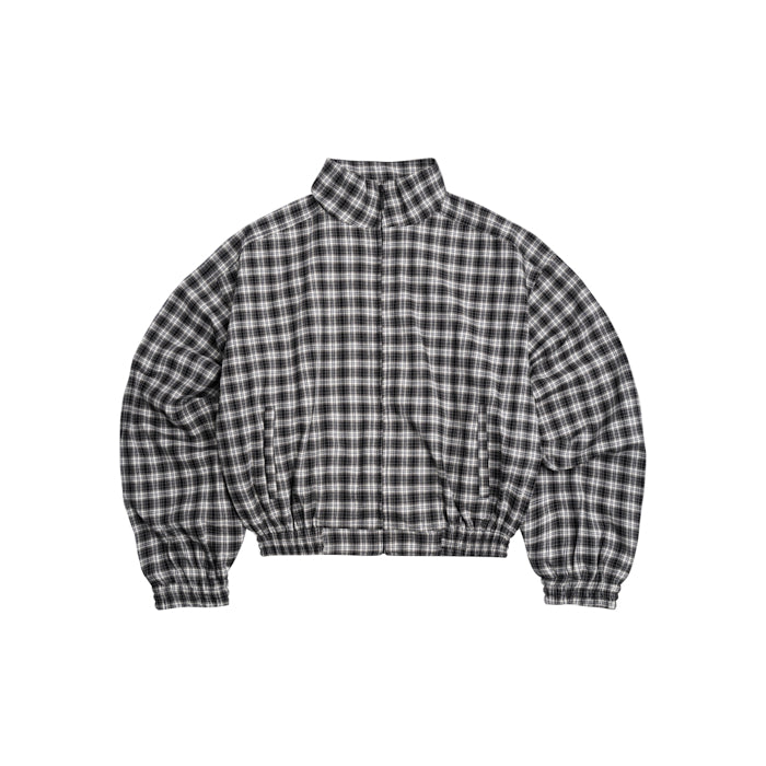 Gingham Zip Jacket