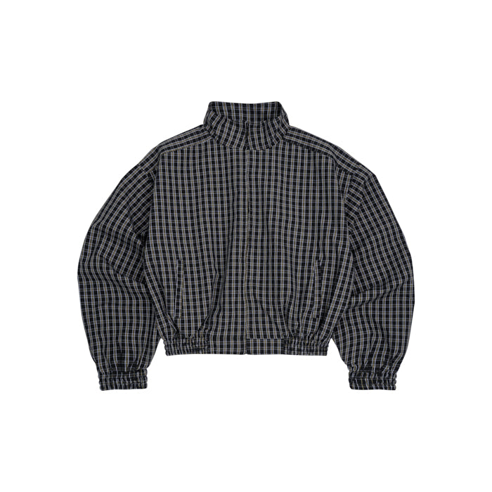 Gingham Zip Jacket