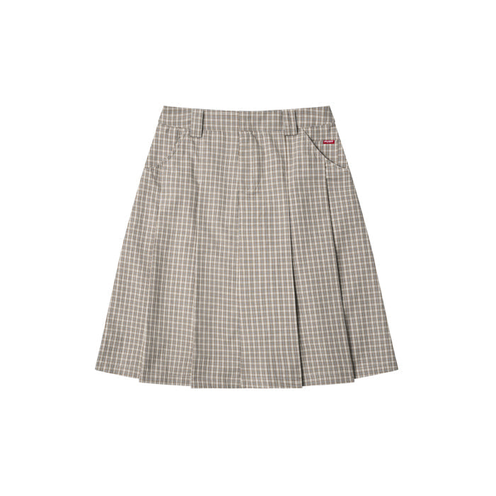 Gingham Midi Skirt
