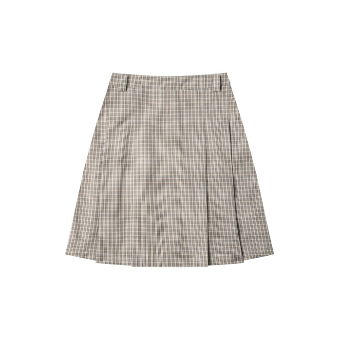 Gingham Midi Skirt