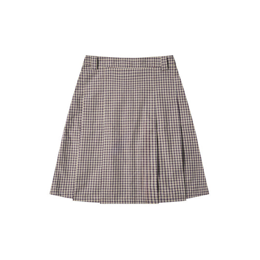 Gingham Midi Skirt