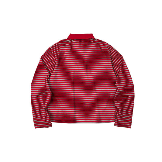 OLLY Striped Polo Tee