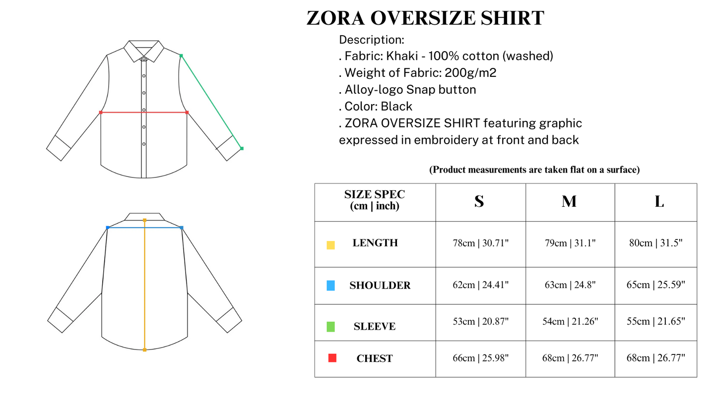 ZORA OVERSIZE SHIRT
