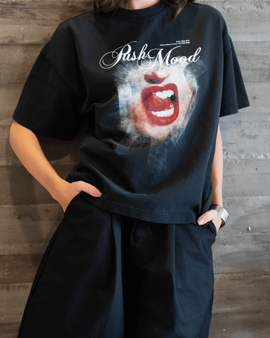 PUSH MOOD TEE (BOXY FIT)
