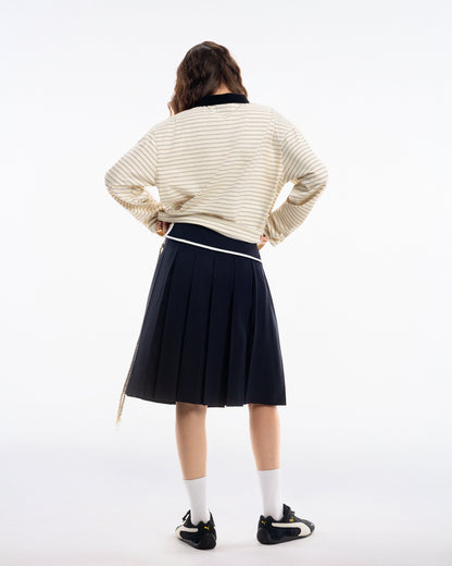 NOA Striped Polo Tee