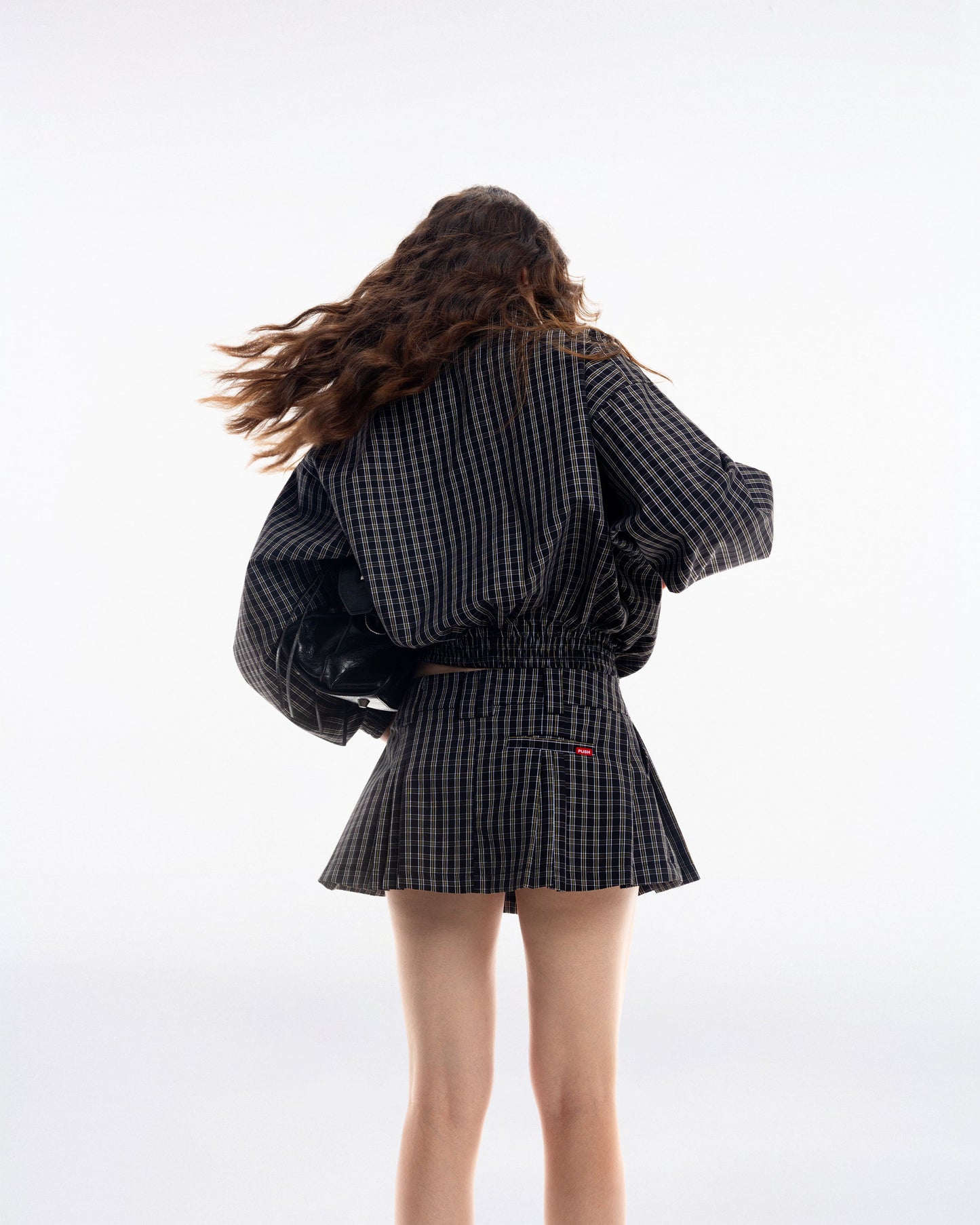 Gingham Mini Skirt