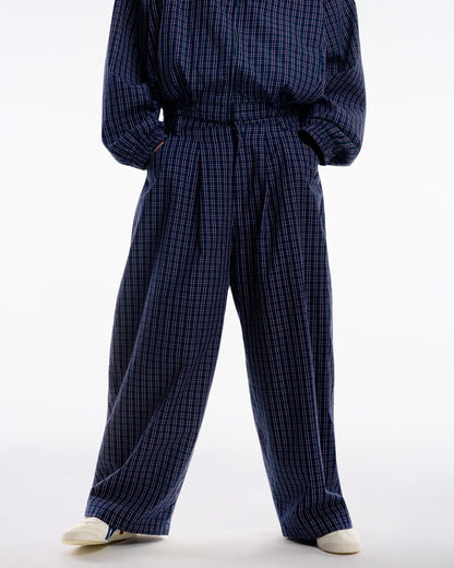 Gingham Wide Pants