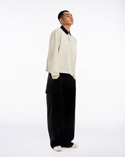 NOA Striped Polo Tee