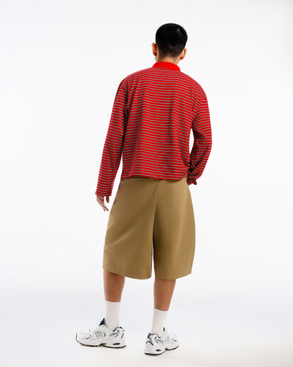 OLLY Striped Polo Tee