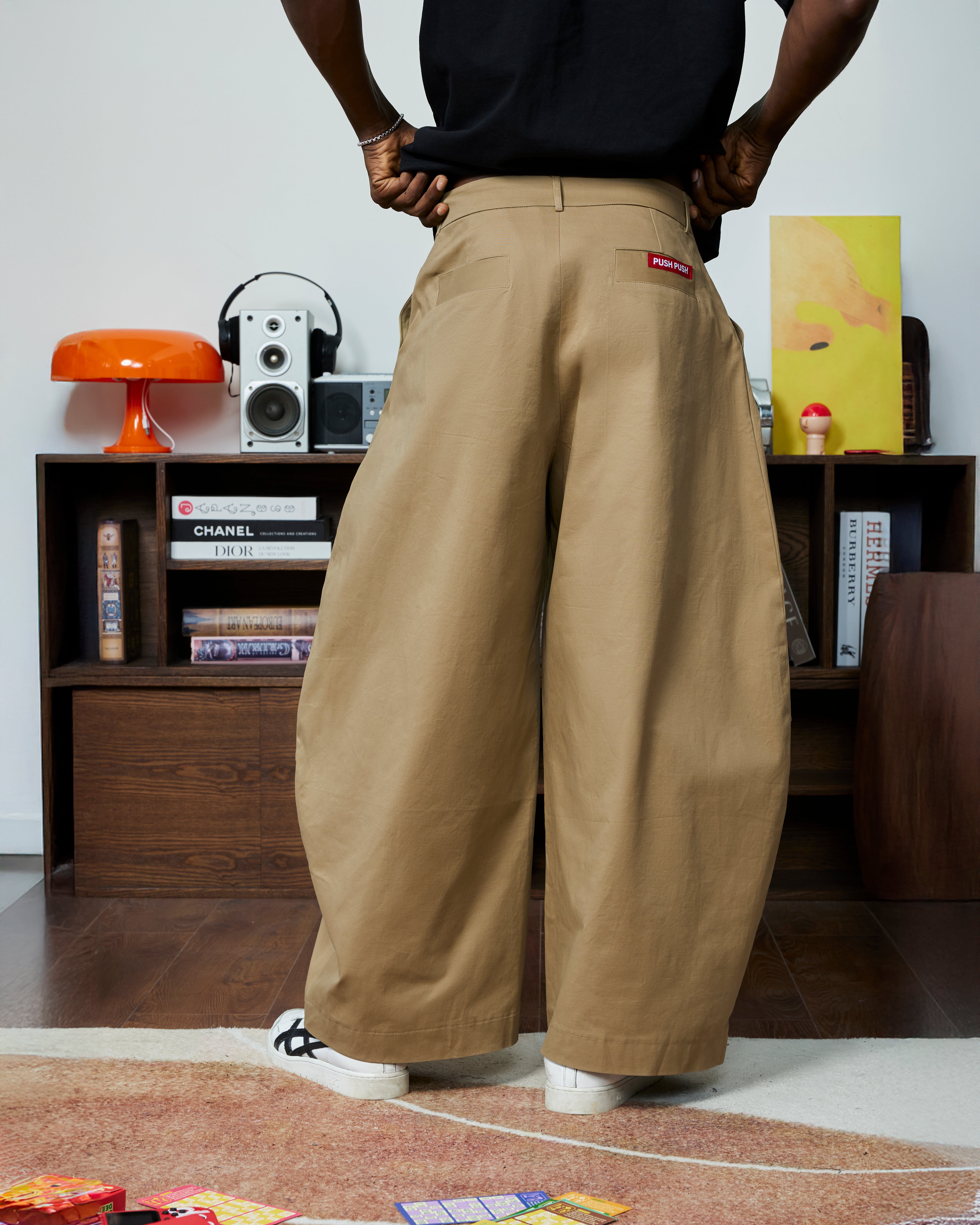 PP KHAKI PANTS pushpushカーキパンツMサイズ PP KHAKI PANTS pushpushカーキパンツMサイズ PUSH PUSH / PP