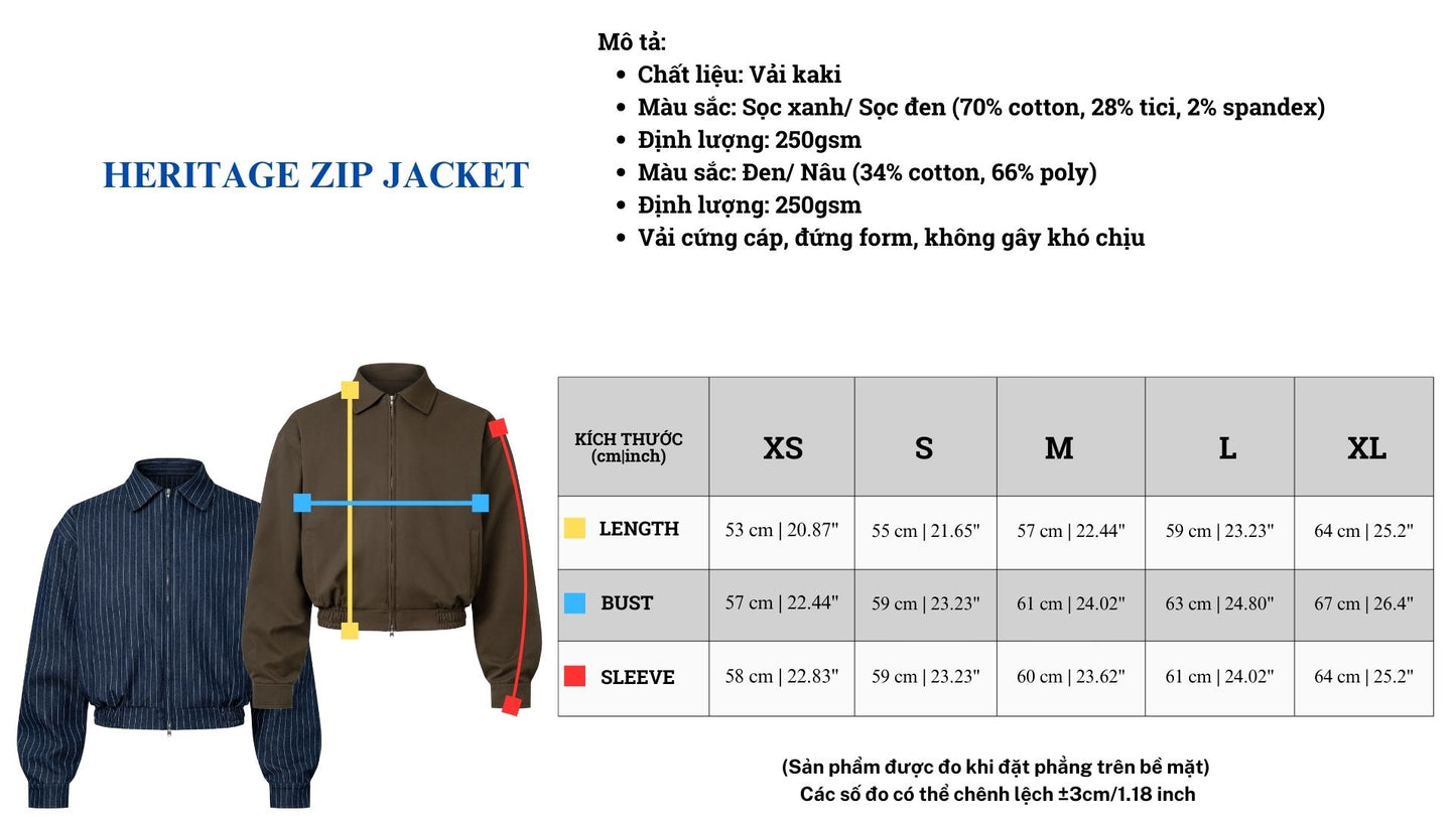 HERITAGE ZIP JACKET