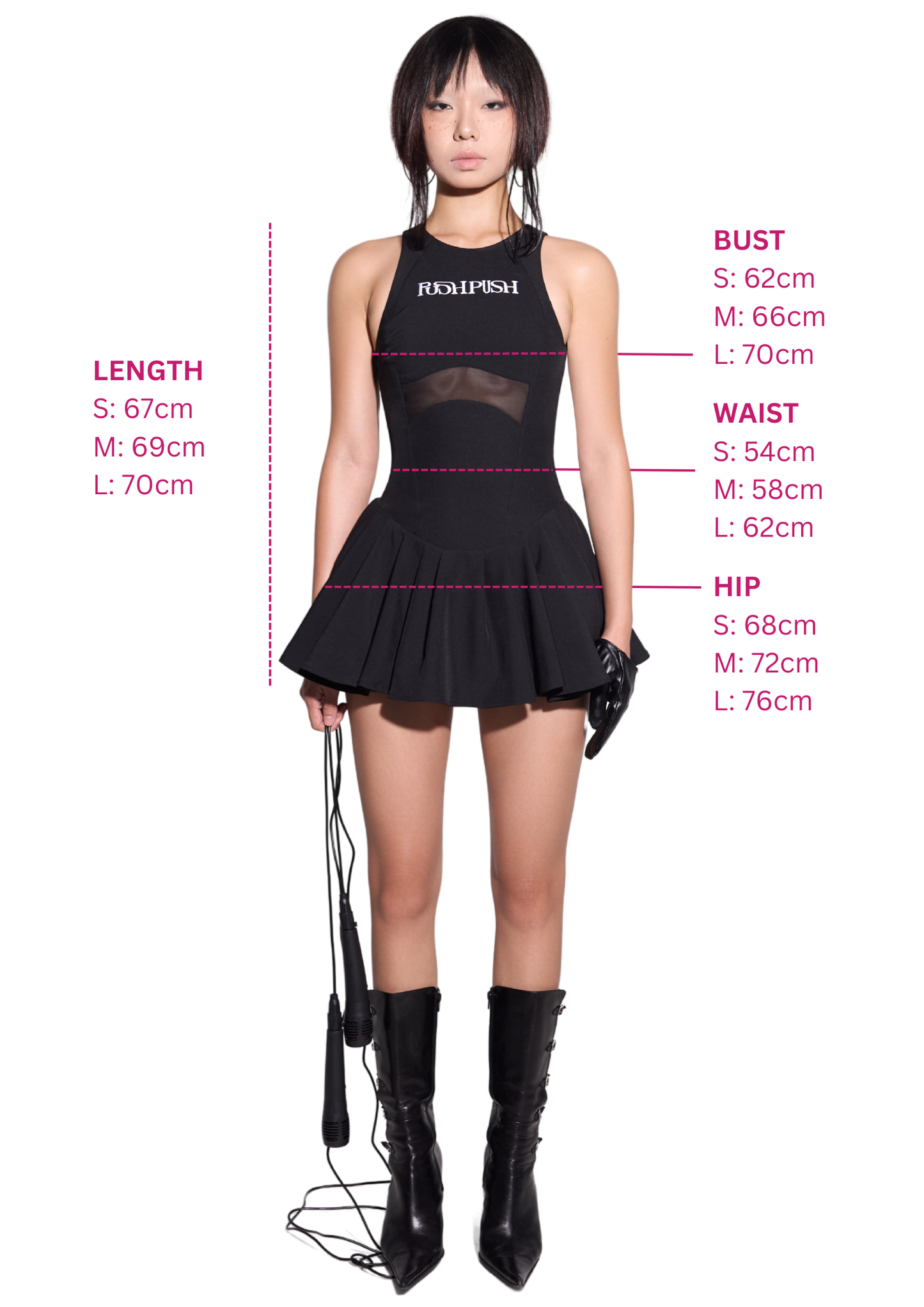 CRYSTALLINE MINI DRESS - Push Push