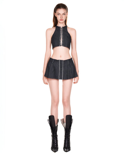 PUSHIE STRIPED CORSET