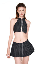 PUSHIE STRIPED CORSET - Push Push