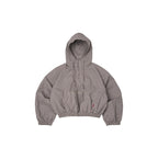 Gingham Half-Zip Hoodie