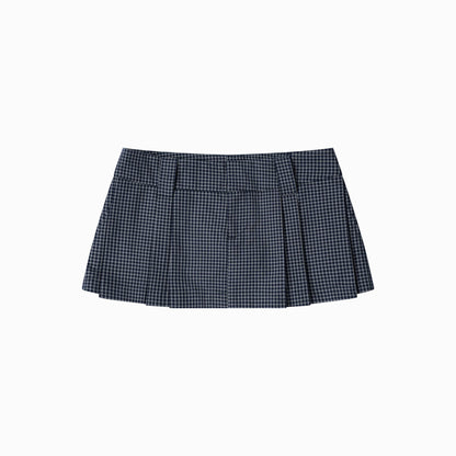Gingham Mini Skirt