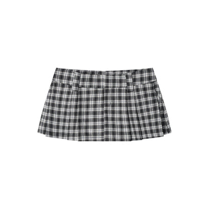 Gingham Mini Skirt