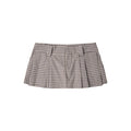 Gingham Mini Skirt