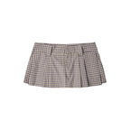 Gingham Mini Skirt