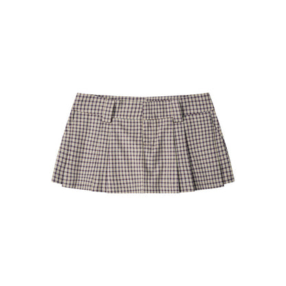 Gingham Mini Skirt