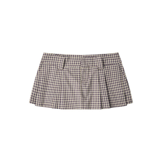 Gingham Mini Skirt