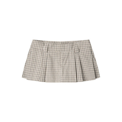 Gingham Mini Skirt