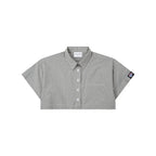 Gingham Crop Shirt