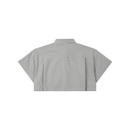 Gingham Crop Shirt