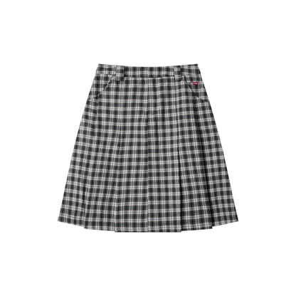 Gingham Midi Skirt